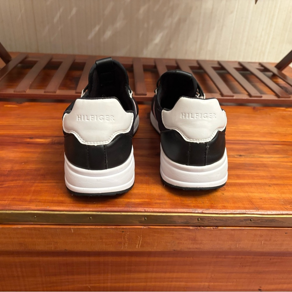 Tommy Hilfiger Black and White Sneakers